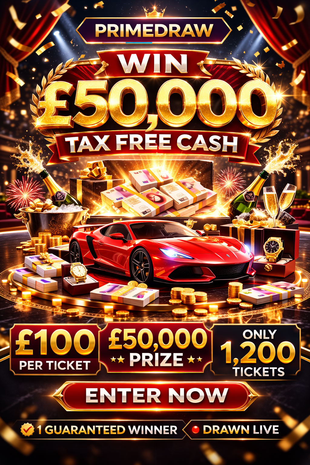 £50,000 Tax Free Cash Giveaway