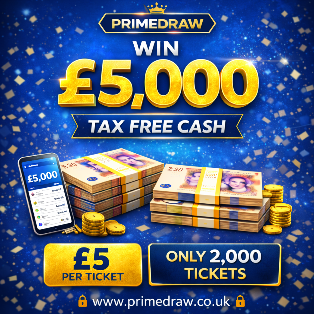 £5000 Tax Free Cash Giveaway