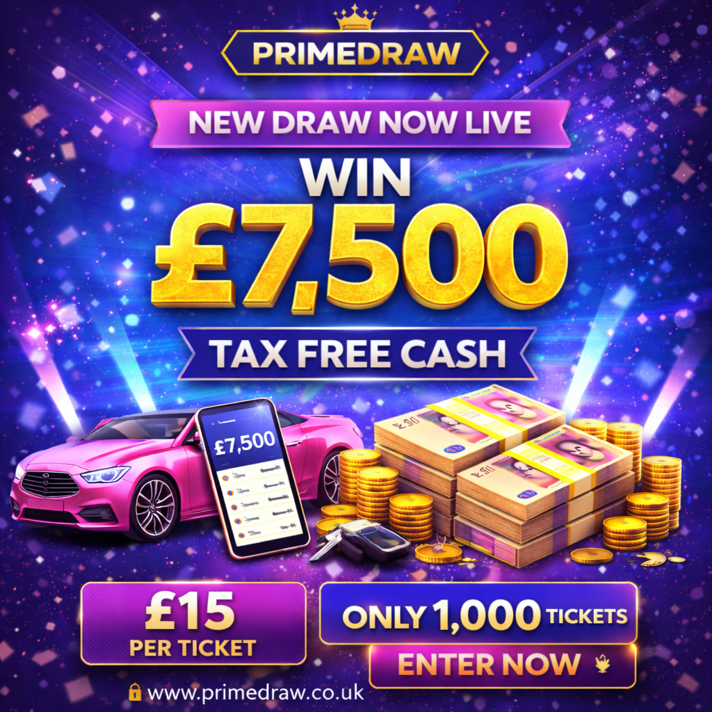 £7500 Tax Free Cash Giveaway