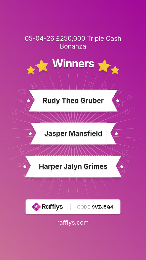 The £250K Triple Cash Bonanza