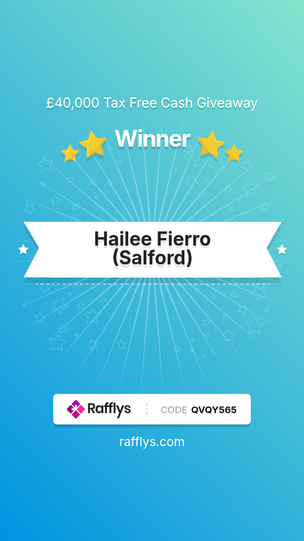 £40,000 Tax Free Cash Giveaway